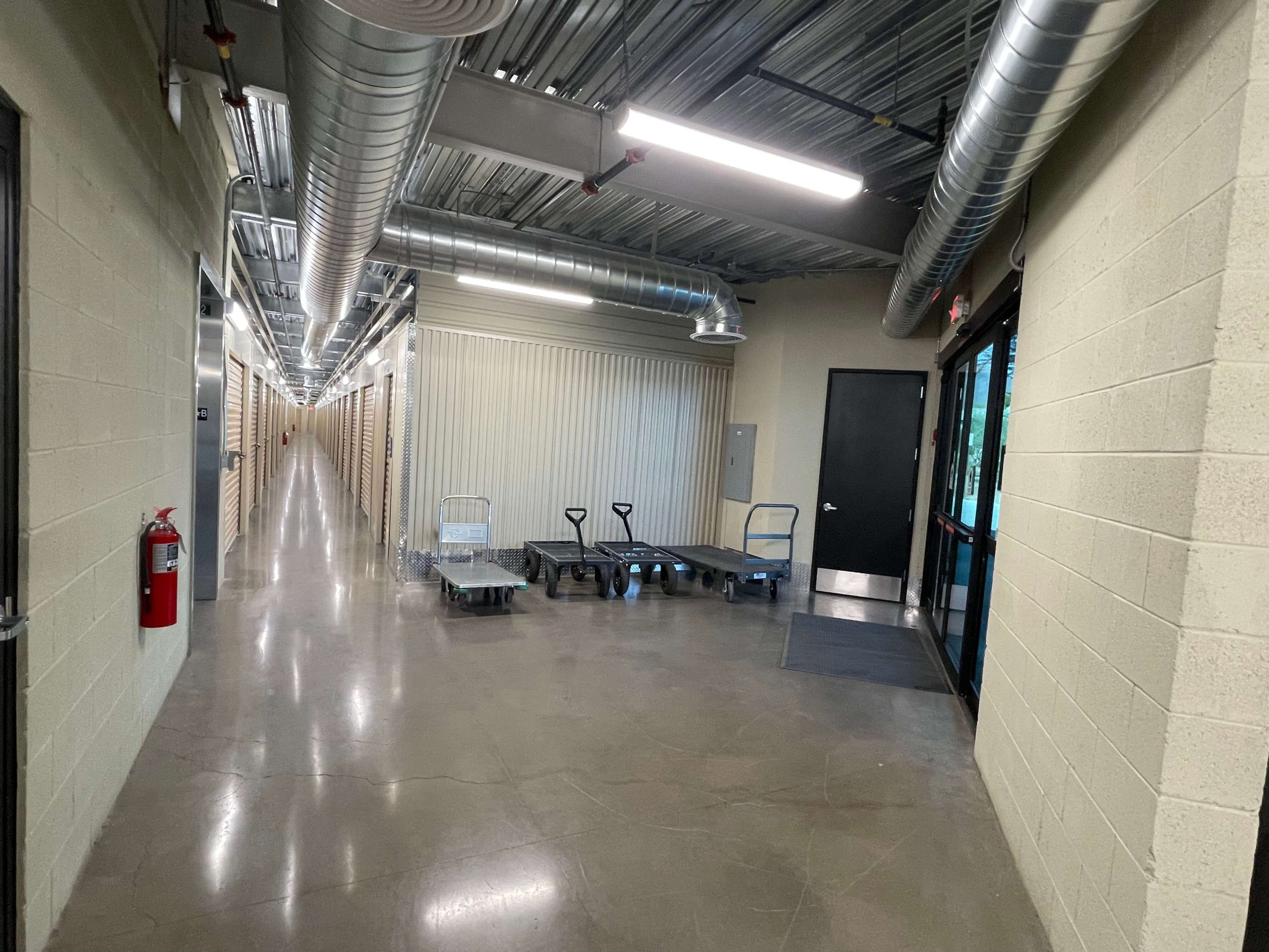 A wide view of McDowell Mountain Community Storage in Scottsdale Arizona showing how to avoid common self storage mistakes like choosing the wrong unit size.